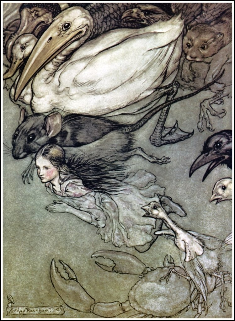 Alice_in_Wonderland_by_Arthur_Rackham_-_02_-_The_Pool_of_Tears
